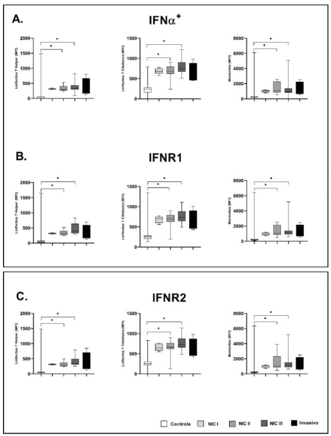 Pathways of IFN-alpha Activation in Patients with Cervical Intraepithelial Neoplasia (CIN)
