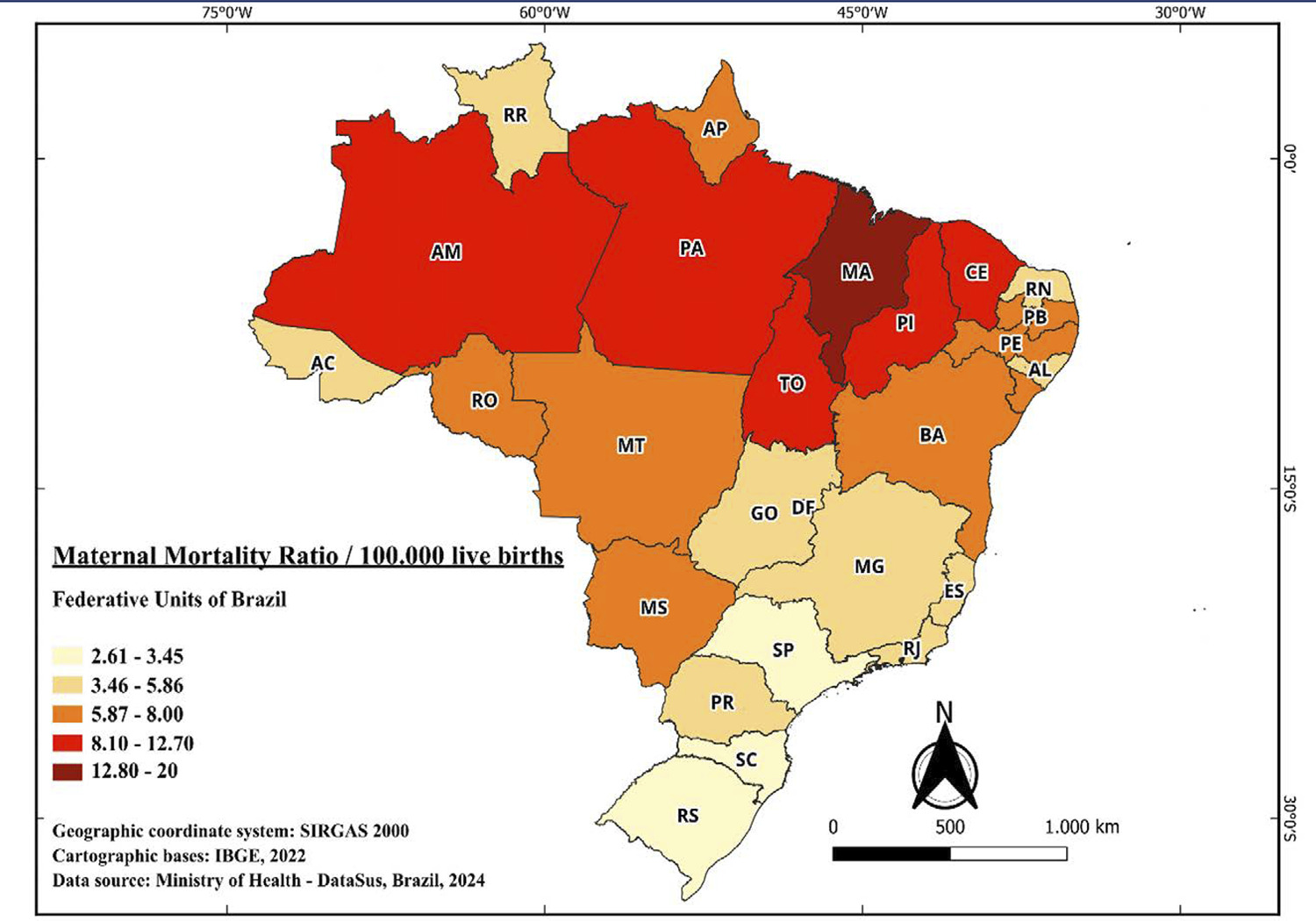 Maternal deaths caused by eclampsia in Brazil: a descriptive study from 2000 to 2021